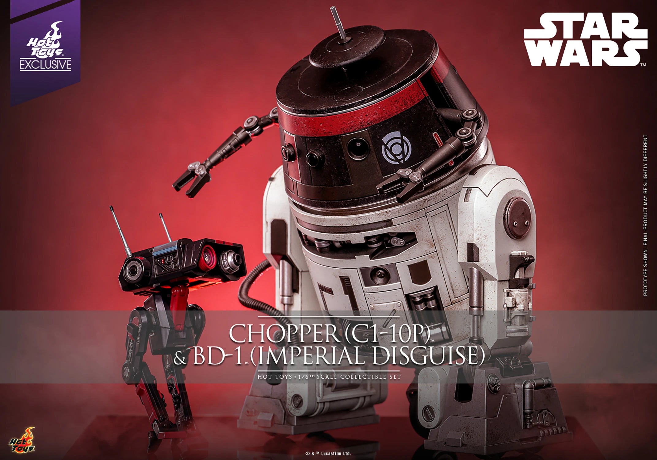 Chopper (C1-10P™) & BD-1™ (Imperial Disguise) – Mad Man Moodys Chopper (C1-10P™) & BD-1™ (Imperial Disguise) – Mad Man Moodys