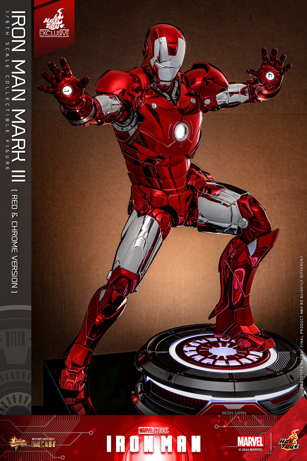 Iron Man Mark III (Red & Chrome Version)