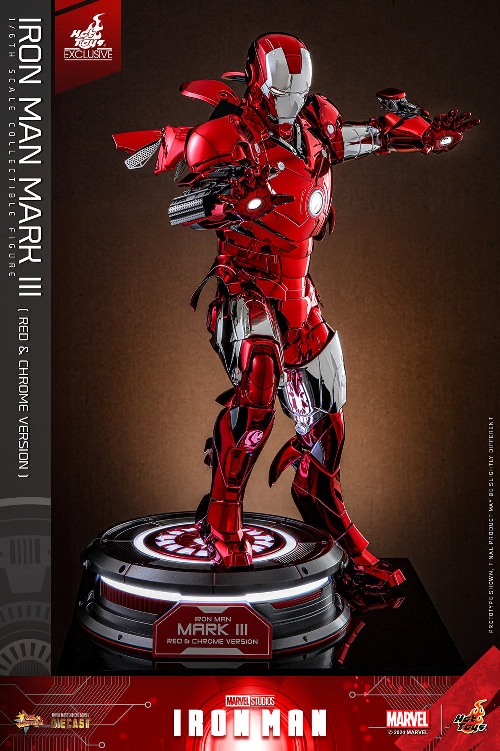 Iron Man Mark III (Red & Chrome Version)