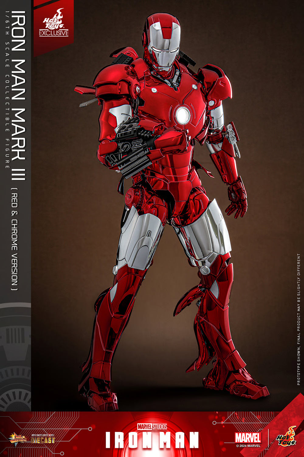 Iron Man Mark III (Red & Chrome Version)
