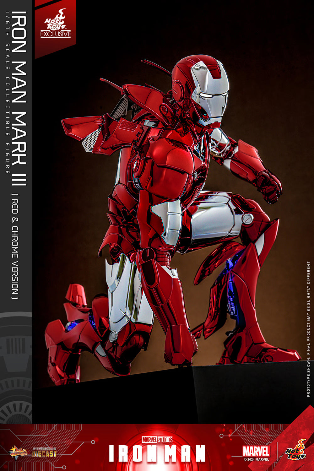 Iron Man Mark III (Red & Chrome Version)