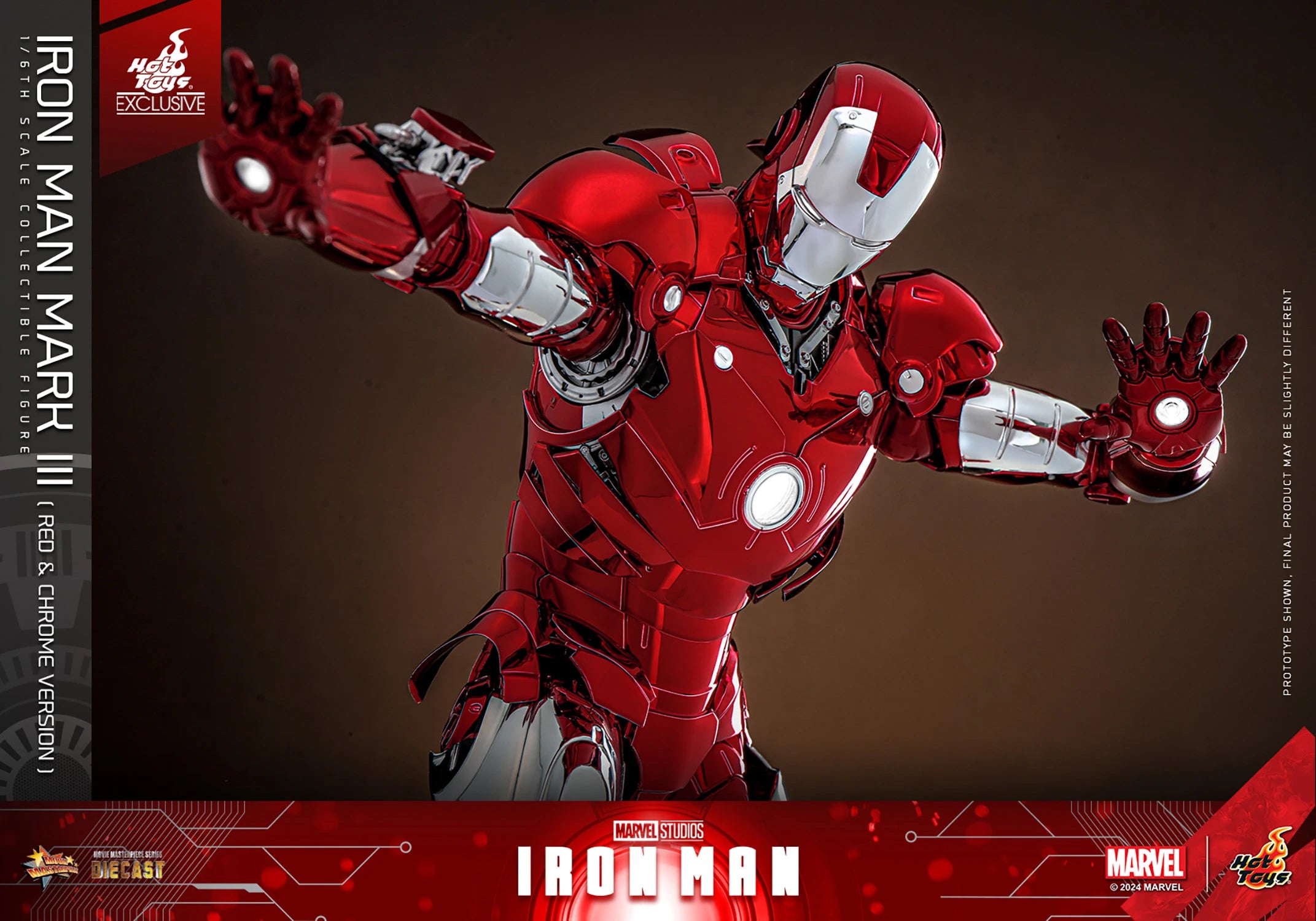 Iron Man Mark III (Red & Chrome Version)
