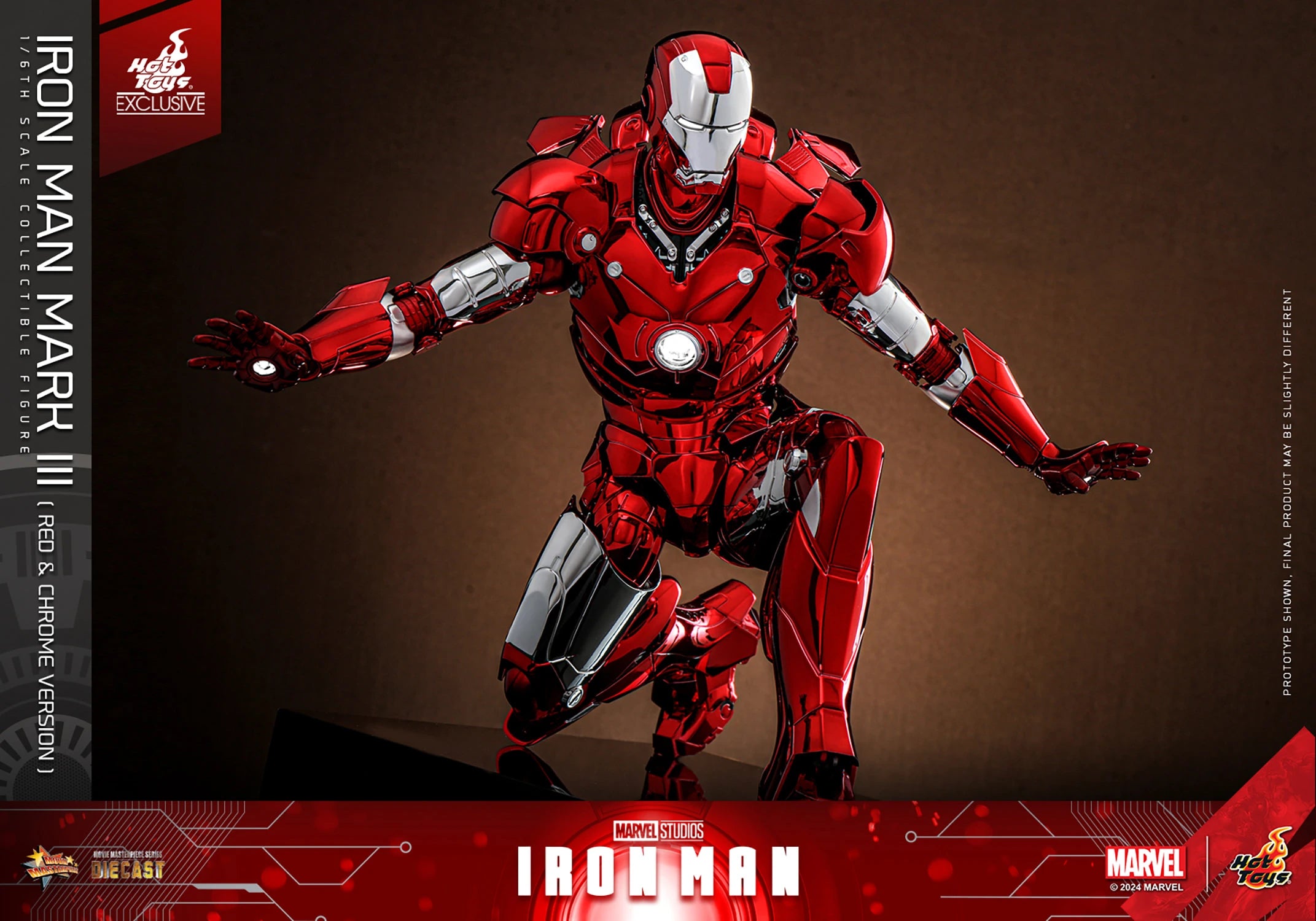 Iron Man Mark III (Red & Chrome Version)