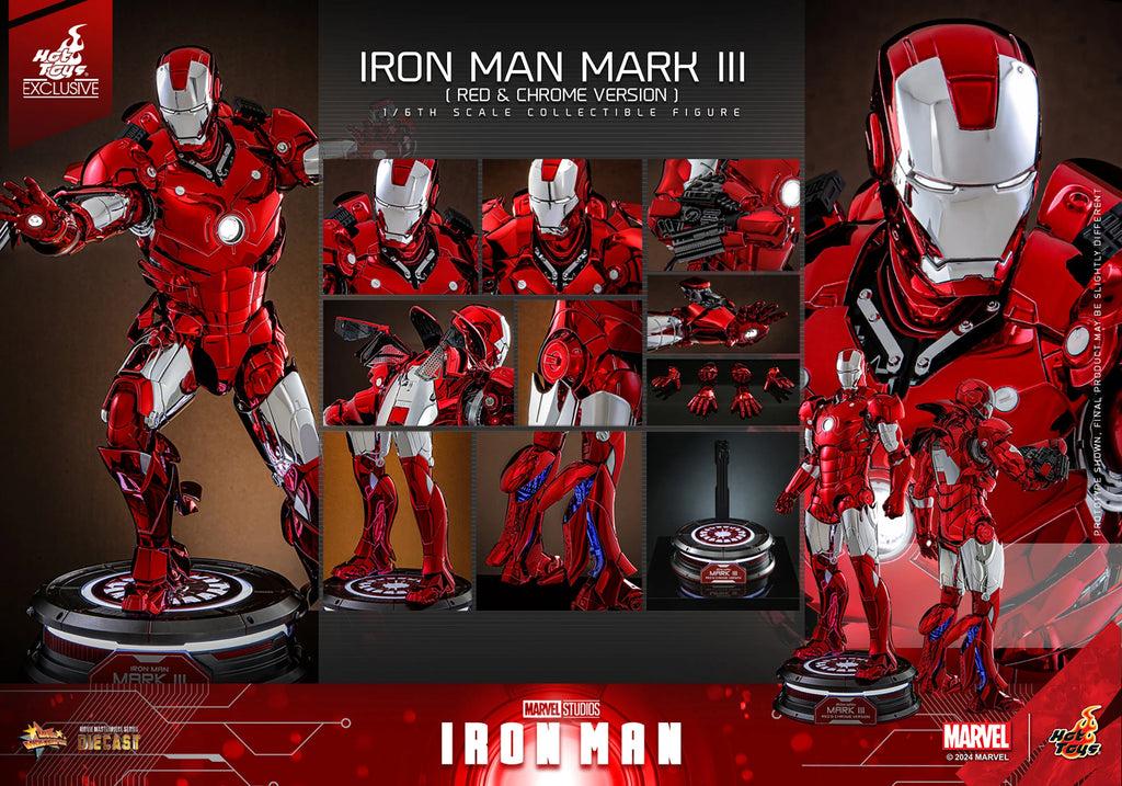 Iron Man Mark III (Red & Chrome Version)